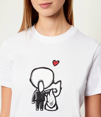 KARL LAGERFELD - IKON VALENTINE T-SHIRT