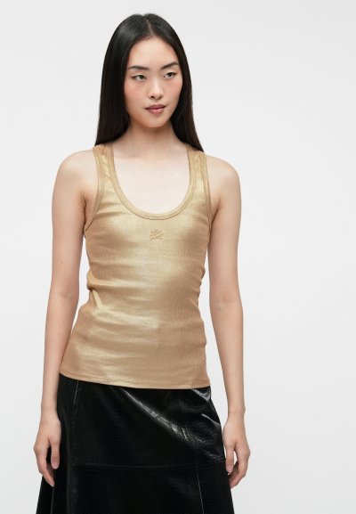 KARL LAGERFELD - RTW-1	COATED RIBBED TANK TOP