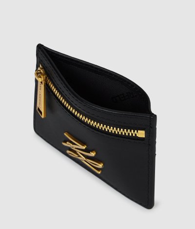 KARL LAGERFELD - K/AUTOGRAPH ZIPPED CARDHOLDER