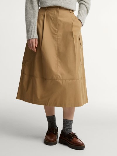 BARBOUR CARLY MIDI SKIRT
