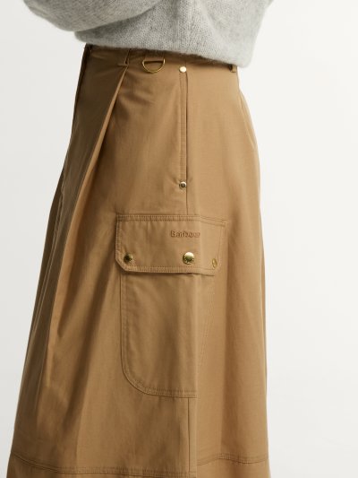 BARBOUR CARLY MIDI SKIRT