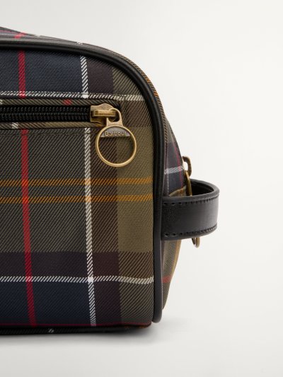BARBOUR TARTAN WASHBAG