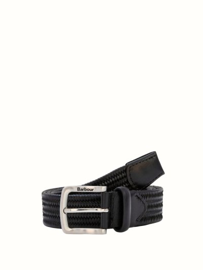 BARBOUR STRETCH LEATHER BELT