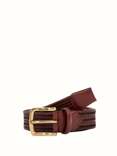 BARBOUR STRETCH LEATHER BELT