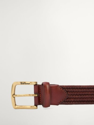 BARBOUR STRETCH LEATHER BELT