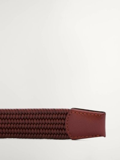 BARBOUR STRETCH LEATHER BELT