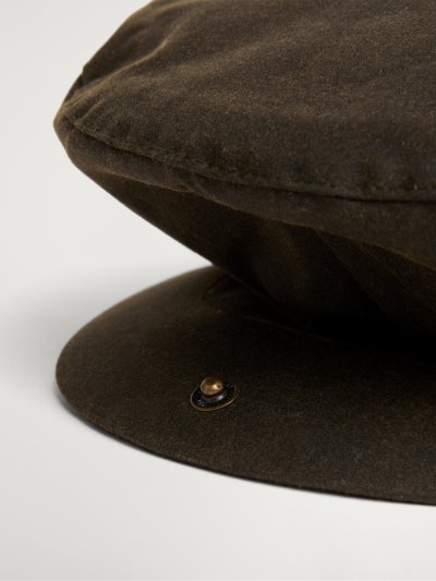 BARBOUR WAX FLAT CAP