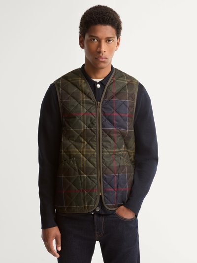 BARBOUR ICONS TARTAN QUILTED LINER