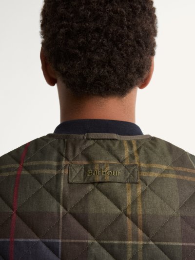 BARBOUR ICONS TARTAN QUILTED LINER