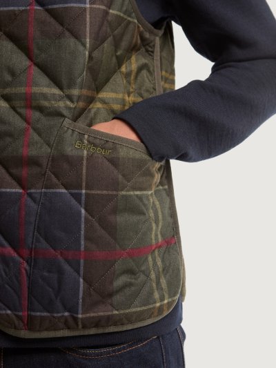 BARBOUR ICONS TARTAN QUILTED LINER