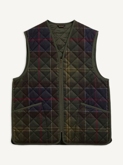 BARBOUR ICONS TARTAN QUILTED LINER