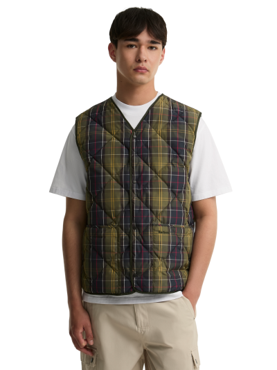 BARBOUR LIGHTWEIGHT DOWN REVERSIBLE TARTAN LINER