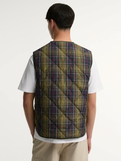 BARBOUR LIGHTWEIGHT DOWN REVERSIBLE TARTAN LINER