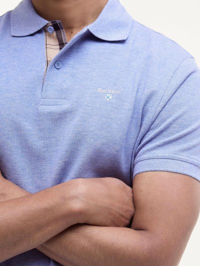BARBOUR TARTAN PIQUE POLO SHIRT