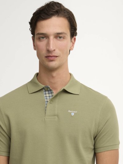 BARBOUR TARTAN PIQUE POLO SHIRT