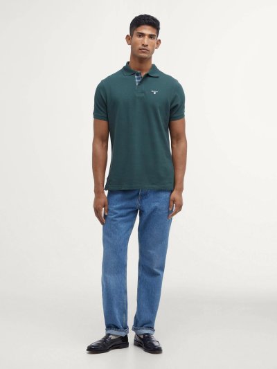 BARBOUR TARTAN PIQUE POLO SHIRT