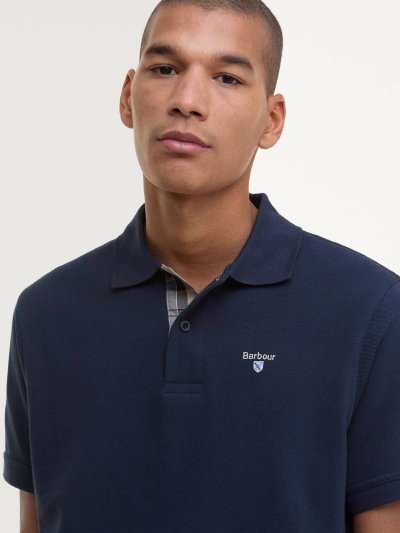BARBOUR TARTAN PIQUE POLO SHIRT