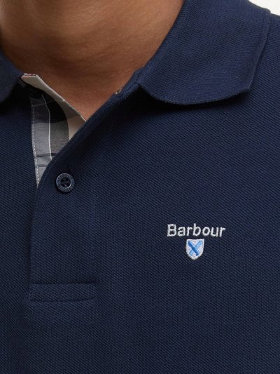 BARBOUR TARTAN PIQUE POLO SHIRT