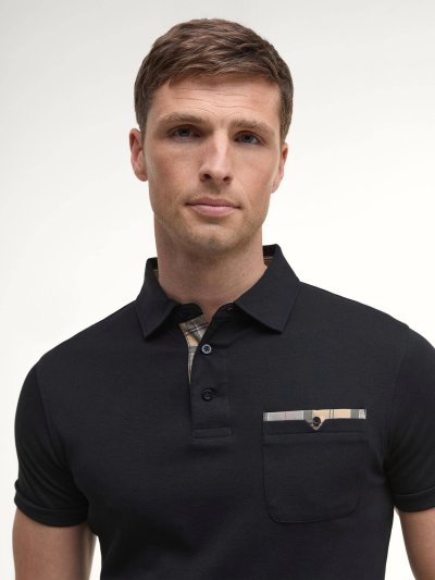 BARBOUR PREMIUM CORPATCH TAILORED POLO SHIRT