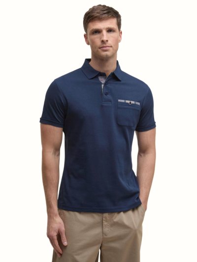 BARBOUR PREMIUM CORPATCH TAILORED POLO SHIRT