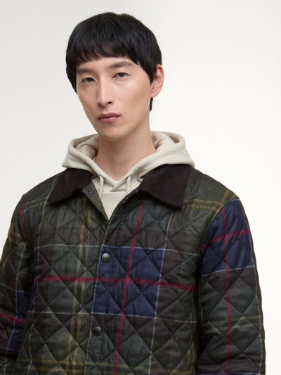 BARBOUR TARTAN LIDDESDALE QUILTED JACKET