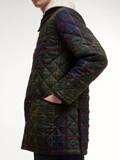 BARBOUR TARTAN LIDDESDALE QUILTED JACKET