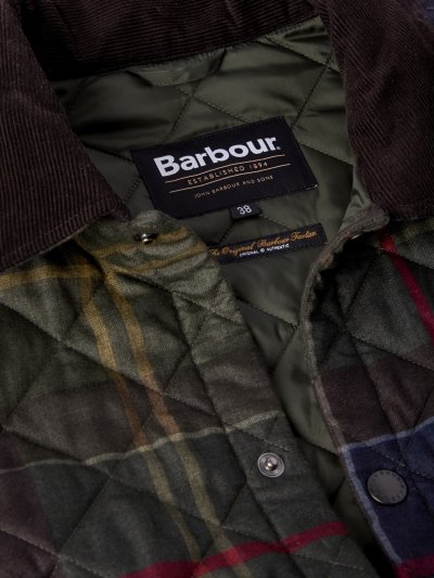 BARBOUR TARTAN LIDDESDALE QUILTED JACKET