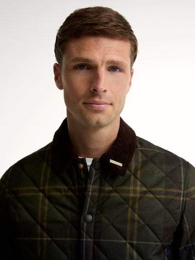 BARBOUR ICONS TARTAN HERITAGE LIDDESDALE QUILTED JACKET