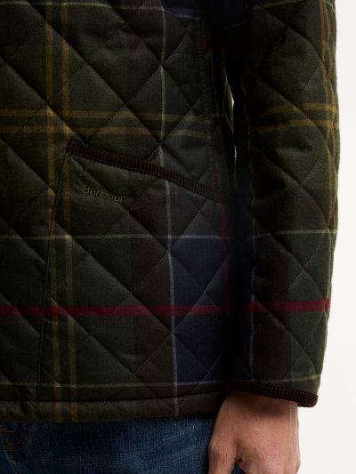 BARBOUR ICONS TARTAN HERITAGE LIDDESDALE QUILTED JACKET