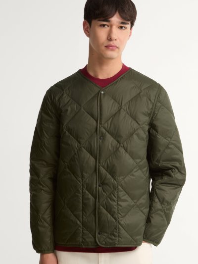 BARBOUR LIGHTWEIGHT DOWN REVERSIBLE TARTAN PUFFER JACKET