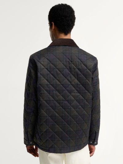 BARBOUR TARTAN SHIRT QUILTED JACKET