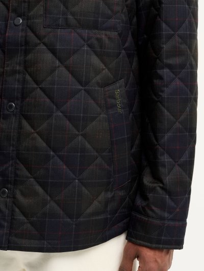 BARBOUR TARTAN SHIRT QUILTED JACKET