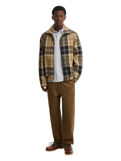 BARBOUR TARTAN SHOWERPROOF BLOUSON JACKET