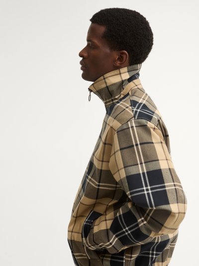 BARBOUR TARTAN SHOWERPROOF BLOUSON JACKET
