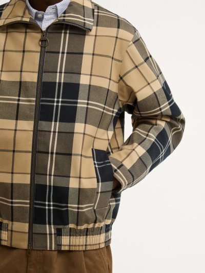 BARBOUR TARTAN SHOWERPROOF BLOUSON JACKET