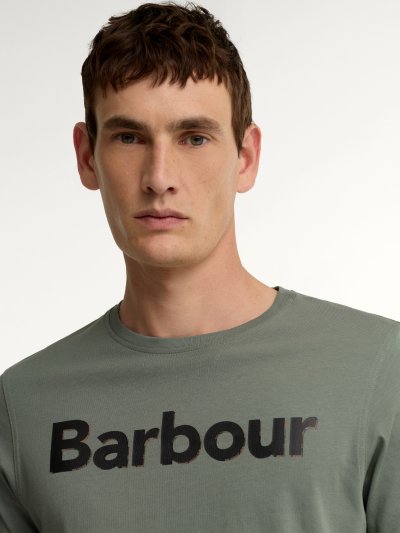 BARBOUR HALSTOW LOGO TAILORED T-SHIRT