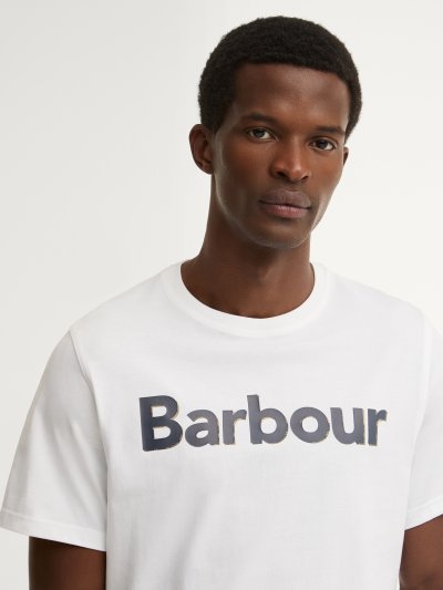 BARBOUR HALSTOW LOGO TAILORED T-SHIRT