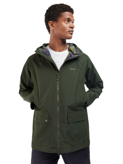 BARBOUR HOODED DOMUS WATERPROOF JACKET