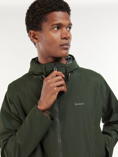 BARBOUR HOODED DOMUS WATERPROOF JACKET