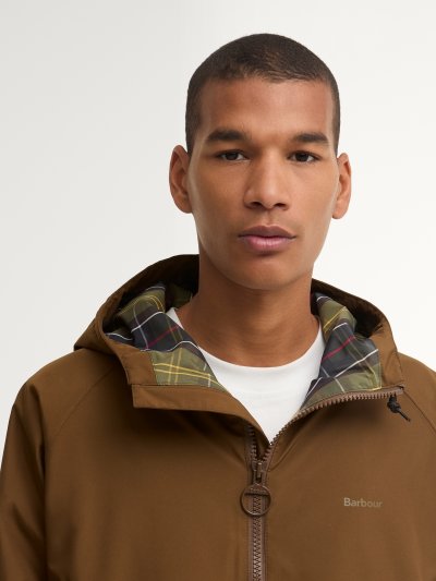 BARBOUR HOODED DOMUS WATERPROOF JACKET