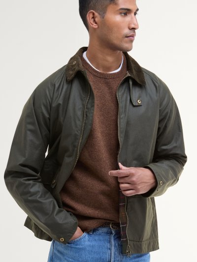 BARBOUR SHORT BEDALE WAX JACKET