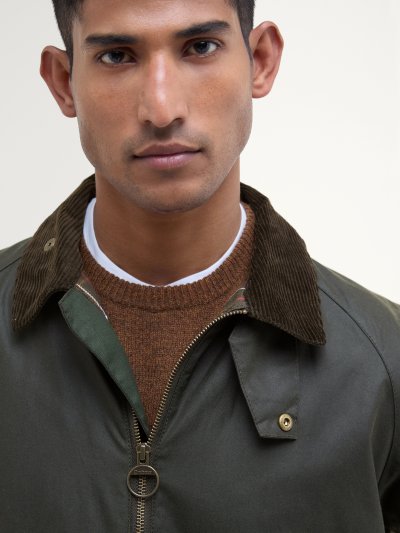 BARBOUR SHORT BEDALE WAX JACKET