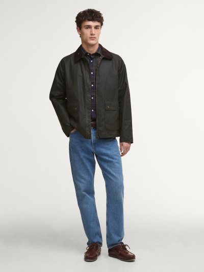 BARBOUR SHORT BEDALE WAX JACKET