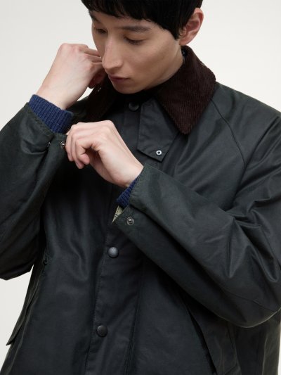 BARBOUR MODIFIED TRANSPORT WAX JACKET