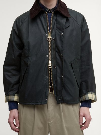 BARBOUR MODIFIED TRANSPORT WAX JACKET