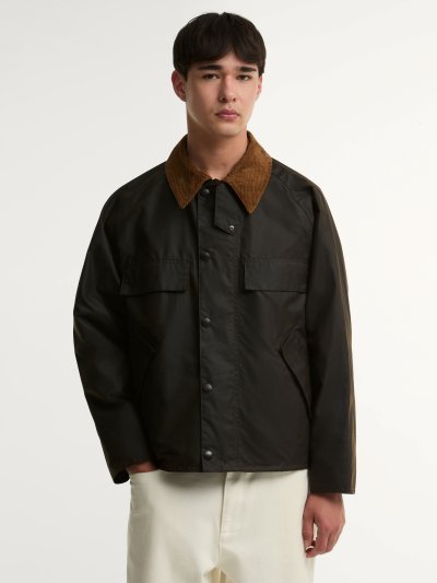 BARBOUR FOUR POCKET TRANSPORT WAX JACKET