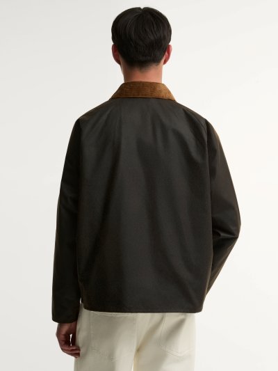 BARBOUR FOUR POCKET TRANSPORT WAX JACKET