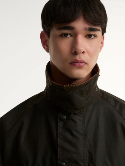 BARBOUR FOUR POCKET TRANSPORT WAX JACKET