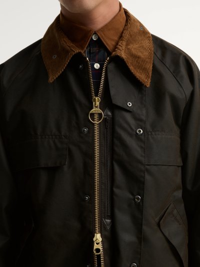 BARBOUR FOUR POCKET TRANSPORT WAX JACKET
