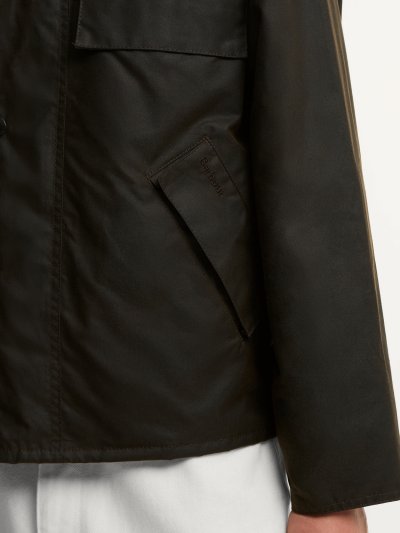BARBOUR FOUR POCKET TRANSPORT WAX JACKET